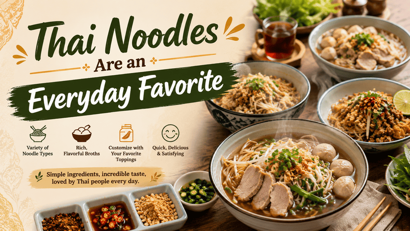 Thai Noodles Are an Everyday Favorite