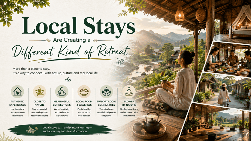 Local Stays Are Creating a Different Kind of Retreat