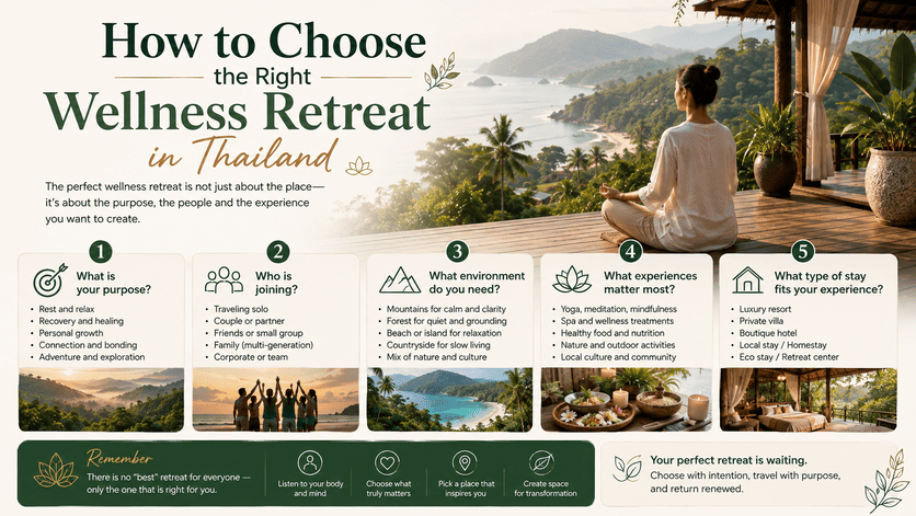 How to Choose the Right Wellness Retreat in Thailand