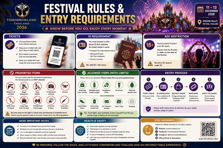 Festival Rules & Entry Requirements