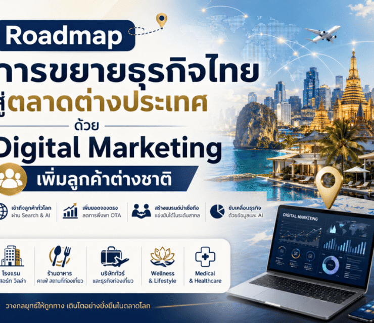 Roadmap การขยายธุรกิจไทยสู่ตลาดต่างประเทศด้วย Digital Marketing